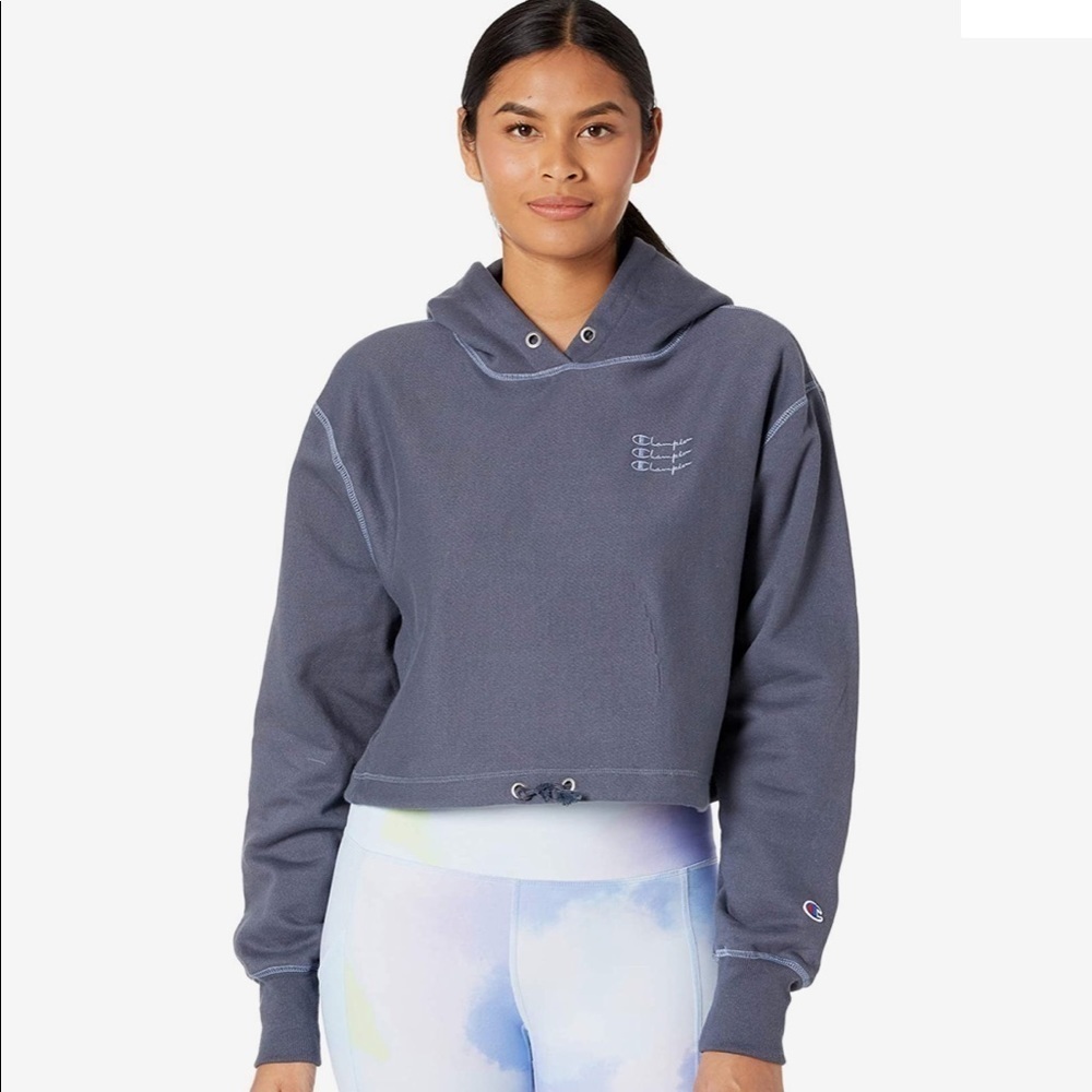 NWT Champion LIFE
Reverse Weave® Contrast Stitch Cinch Hoodie